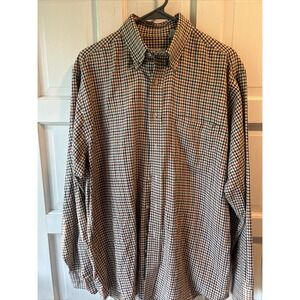 VIYELLA Cotton/Wool Blend Button Down Shirt‎ Large